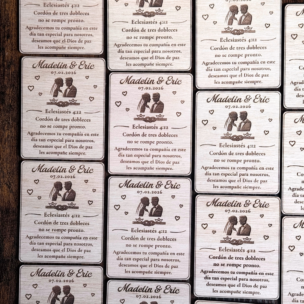 Recuerdos Grabado Personalizado