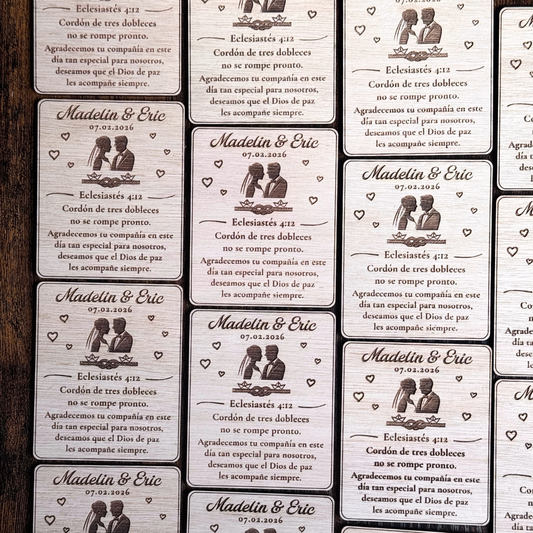 Recuerdos Grabado Personalizado
