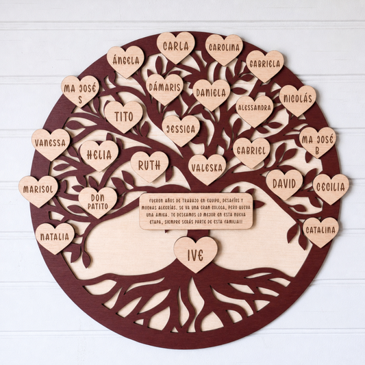 Árbol con Dedicatoria