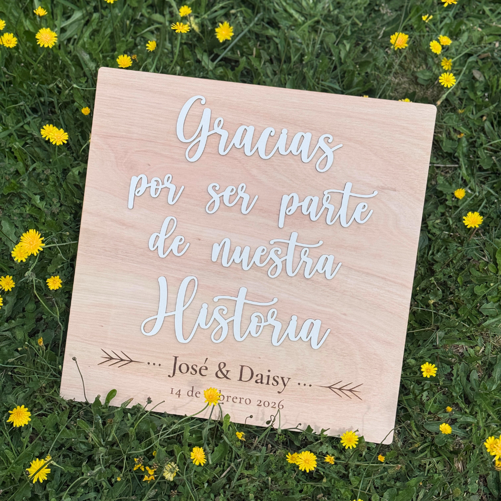 Letrero Relieve Personalizado