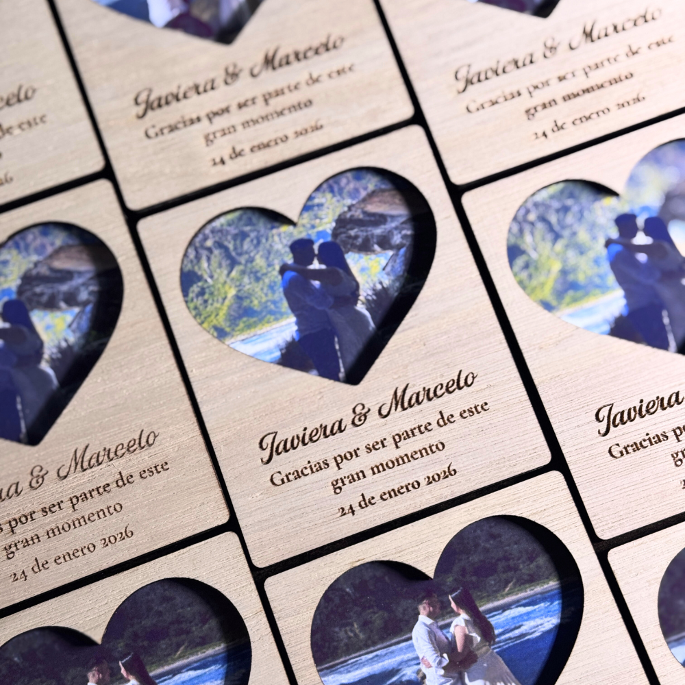 Recuerdos con foto Corazón