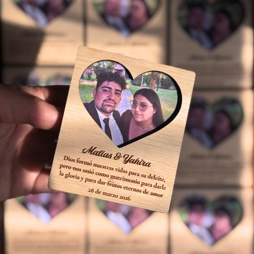 Recuerdos con foto Corazón