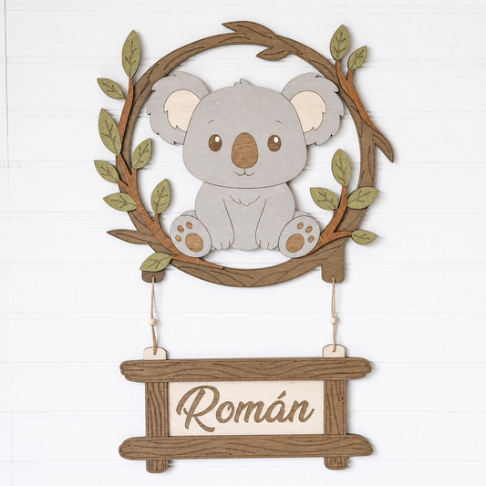 Cartel Nombre Koala