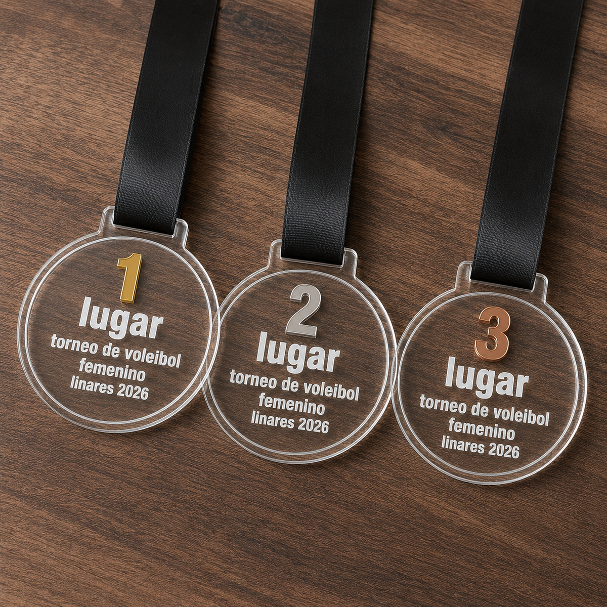 Medallas Personalizadas Aplique Acrílico